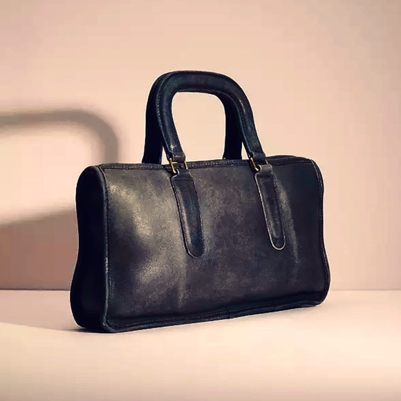 COACH Vintage Bonnie Cashin Slim Leather Bag Clutch, black - Picture 3 of 10